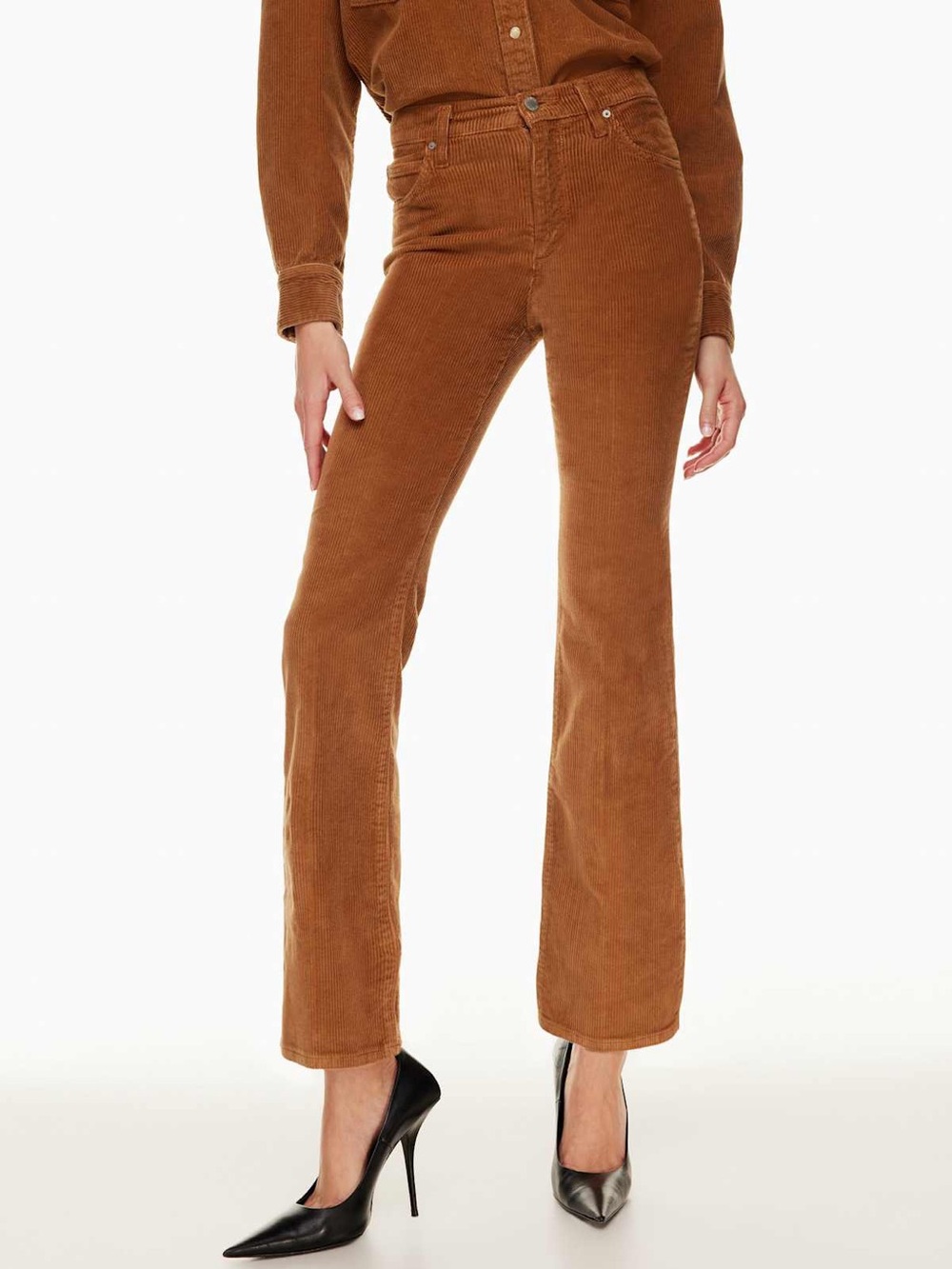 Aritzia | Denim Forum the Bettie high rise flare 30L corduroy pants